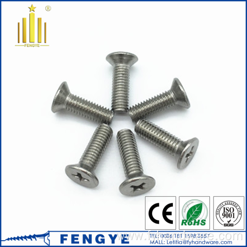 M3 Cross Recessed Flat Countersunk Head Machine Screw